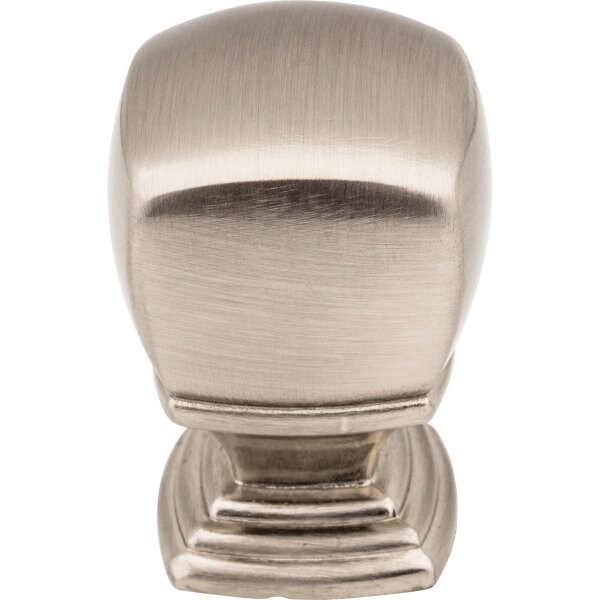 Jeffrey Alexander 1" Overall Length  Satin Nickel Katharine Cabinet Knob - 188L-SN