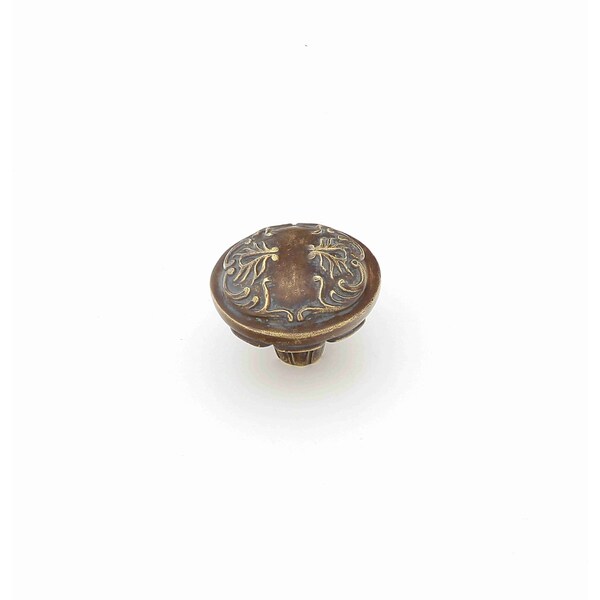Schaub 1-1/4in Cantata Cabinet Knob Monticello Brass Finish - 994-MBR