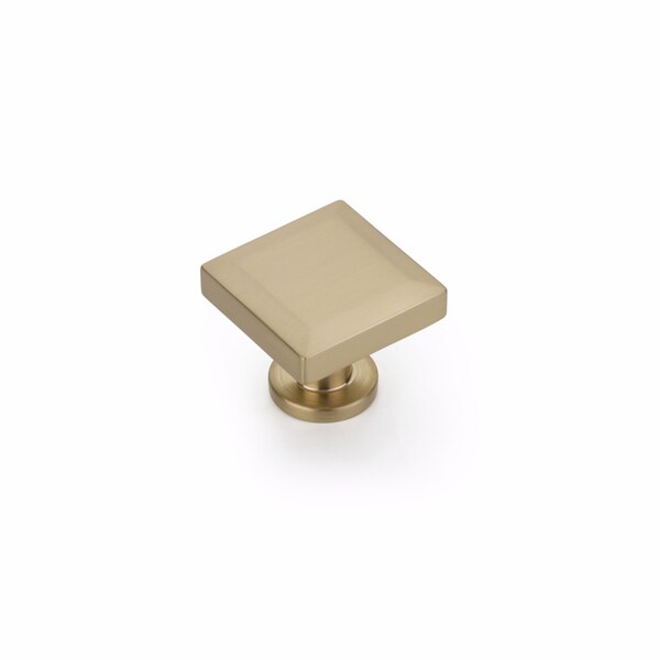 Schaub Heathrow 1-1/4in Cabinet Knob Signature Satin Brass Finish - 551-SSB