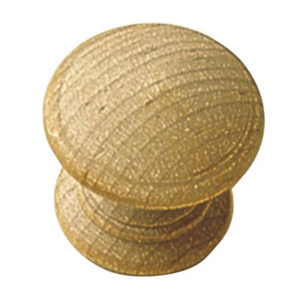 Hd Natural Woodcraft 1.25 in. Cabinet Knob- Unfinished Wood - BWP685 UW