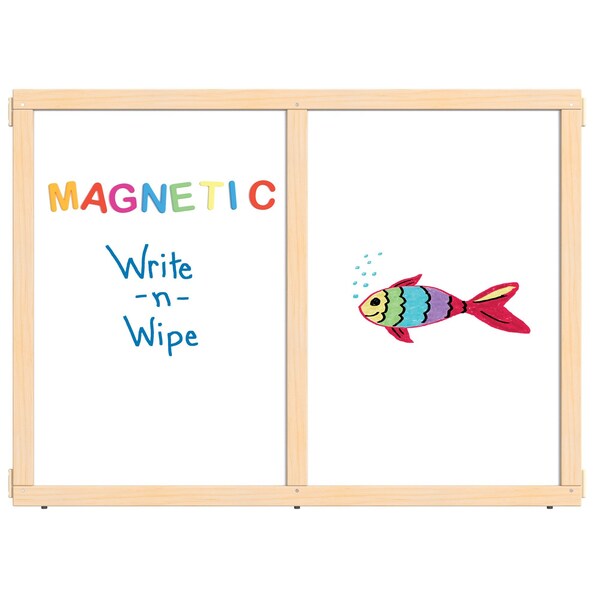 Jonti-Craft KYDZ Suite Panel, A-height, 48 in. Wide, Magnetic Write-n-Wipe - 1514JCAMG