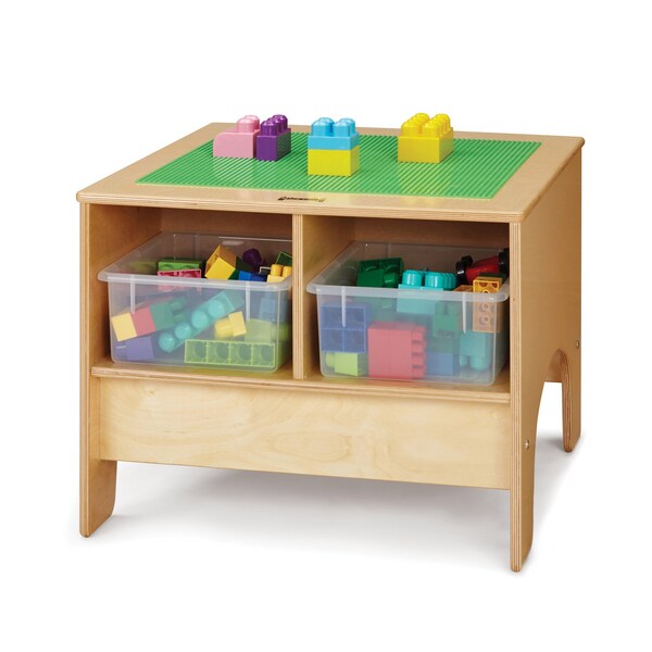 Jonti-Craft KYDZ Building Table, Preschool Brick Compatible, without Tubs - 5745JC
