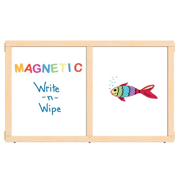 Jonti-Craft KYDZ Suite Panel, E-height, 48 in. Wide, Magnetic Write-n-Wipe - 1514JCEMG