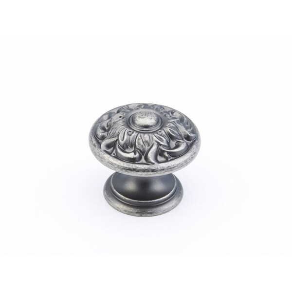 Schaub 1-3/8in Corinthian Cabinet Knob Corinthian Silver Finish - 870-CRS