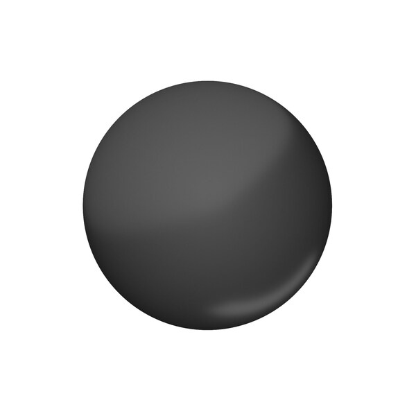 Richelieu Firenze Collection 1 9/16-inch (40 mm) Matte Black Traditional Round Closet Door Knob - BP878940900