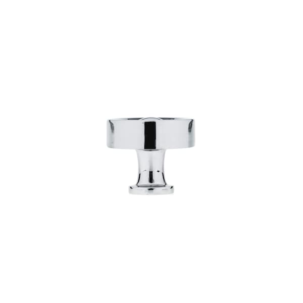 Richelieu 1 3/8 in (35 mm) Chrome Traditional Cabinet Knob - BP885535140
