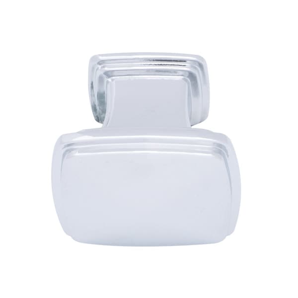 South Main Hardware Traditional Square Cabinet Knob, 1.25" Diameter, Polished Chrome, 10PK - SH3056-PC-10