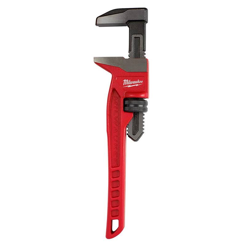 Milwaukee 12 in. Smooth Jaw Pipe Wrench - 48-22-7186