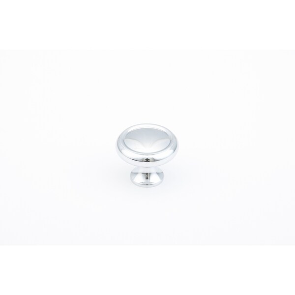 Schaub 1-1/4in Country Traditional Cabinet Knob Polished Chrome Finish - 711-26