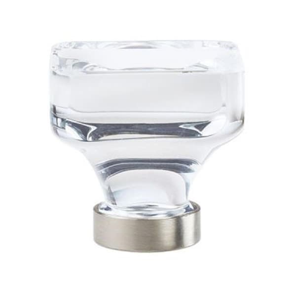 Gardencare 1.37 in. Knob Glacio, Satin Nickel - GA305500