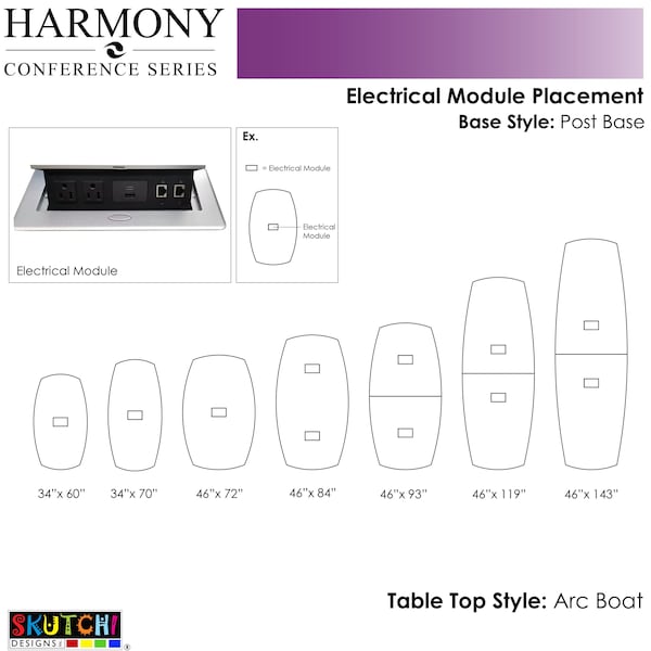 Skutchi Designs 45 in W, 120 in L, 29 in H, Engineered Wood Top, White - H-ABOT-46119PT-WC-EL