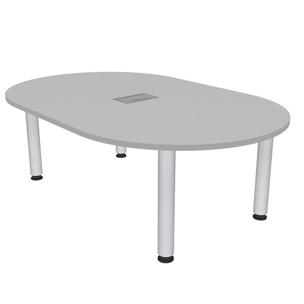 Skutchi Designs 45.25 in W, 71.5 in L, 29 in H, Engineered Wood Top, Grey - H-RAC-4672-PT-01-EL