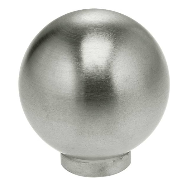 Omnia Ball Cabinet Knob Satin Stainless Steel 1-3/16" - 9180/30.32D