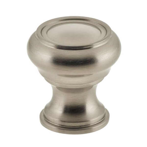 Omnia 1" Traditional Cabinet Knob Satin Nickel - 9045/25.15