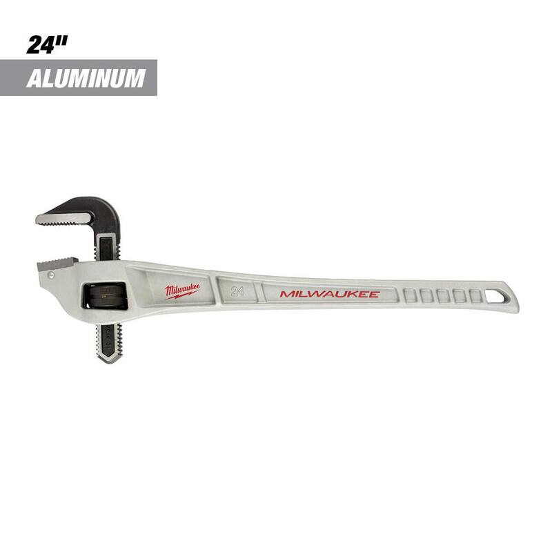 Llave de tubo offset de aluminio de 24 pulgadas de Milwaukee - 48-22-7182