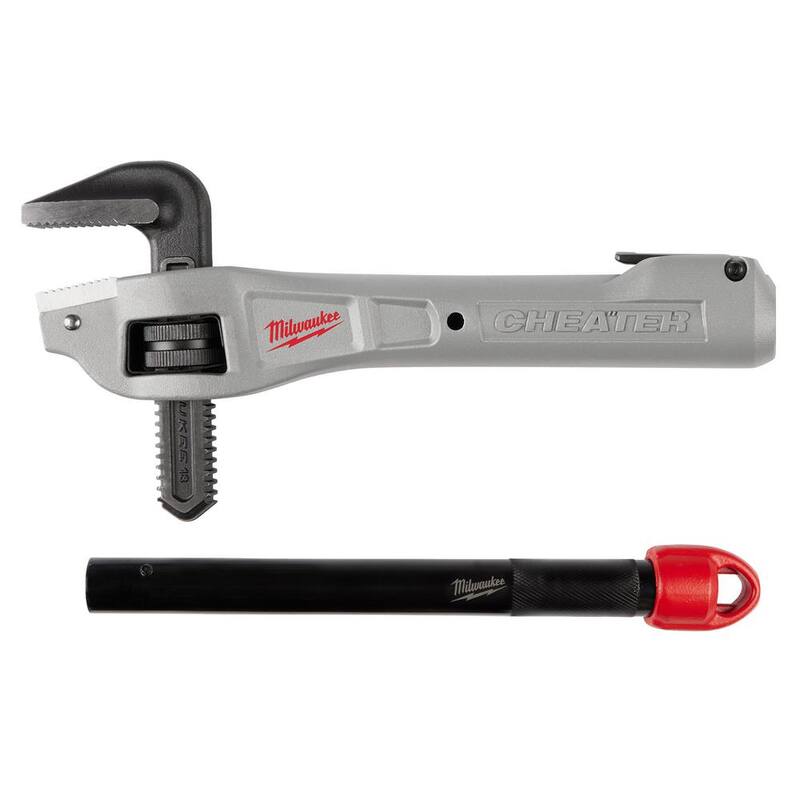 Llave de tubo de aluminio offset adaptable Milwaukee CHEATER - 48-22-7322