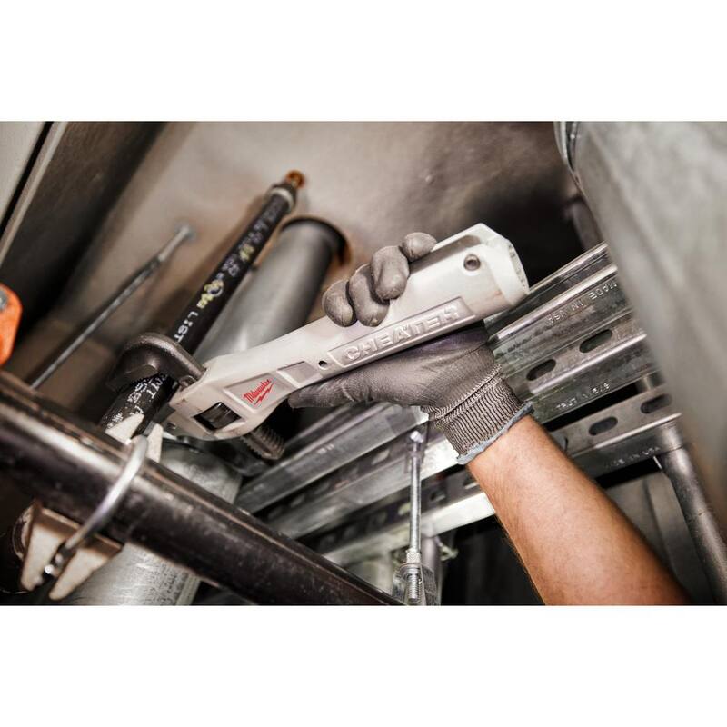 Llave de tubo de aluminio offset adaptable Milwaukee CHEATER - 48-22-7322