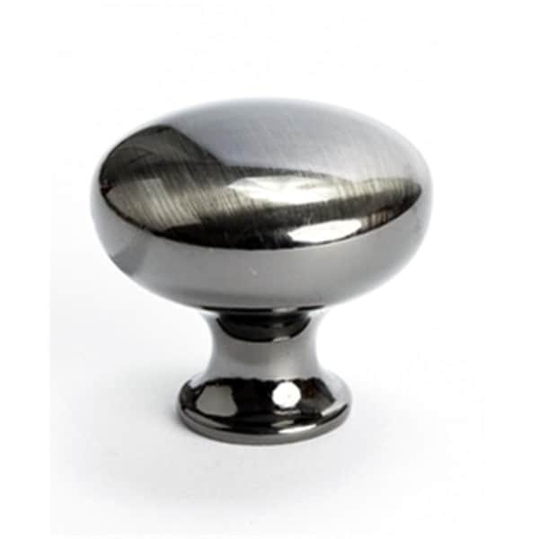 Berenson 1.12 in. Advantage Plus 2 Knob - Brushed Black Nickel - BE0923 1BBN