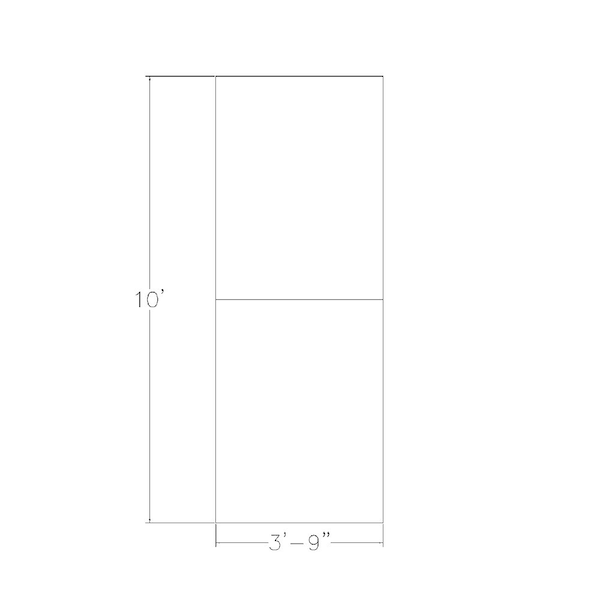 Skutchi Designs 45 in W, 120 in L, 29 in H, Engineered Wood Top, Grey - HAR-REC-48X119-DOU-ELEC-ASIANNIGHT