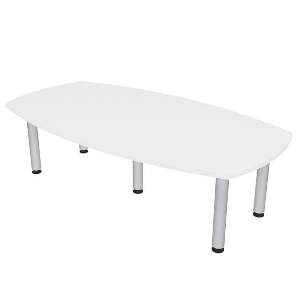 Skutchi Designs 45 in W, 84 in L, 29 in H, Engineered Wood Top, White - HAR-ABOT-46X84-PT-09