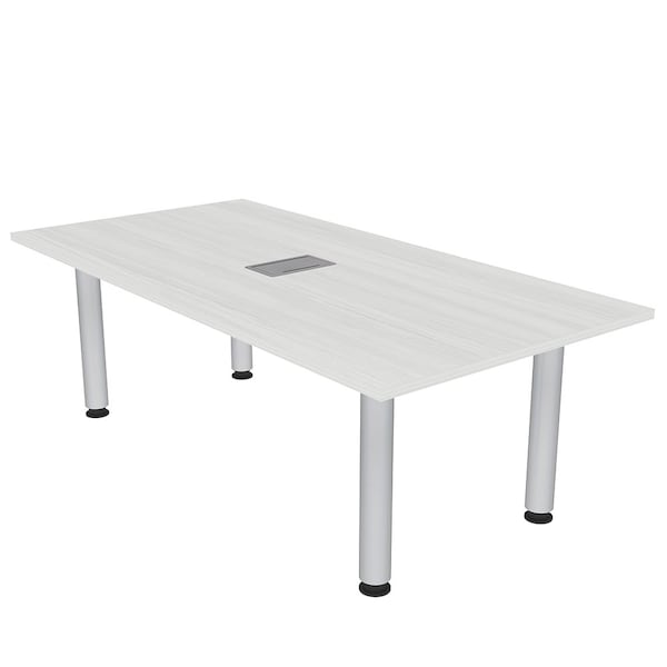 Skutchi Designs 35.5 in W, 71.5 in L, 29 in H, Engineered Wood Top, White - H-REC-3672-PT-EL-WC