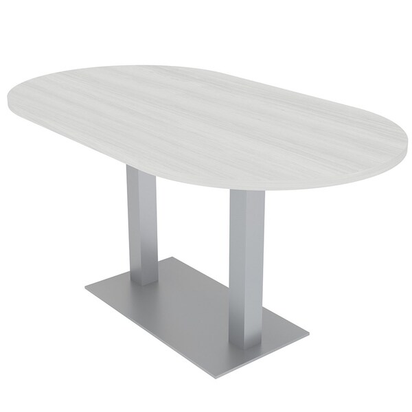 Skutchi Designs 33.5 in W, 59.5 in L, 29 in H, Engineered Wood Top, White - HAR-RAC-34X60-DOU-WHCYPRESS