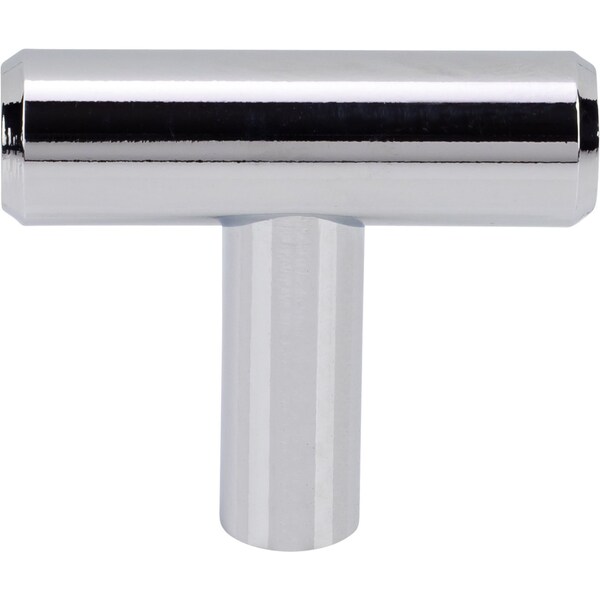 Designperfect 1-9/16 Overall Length Cabinet T-Knob, Polished Chrome, 25PK - DPA25T14KPC