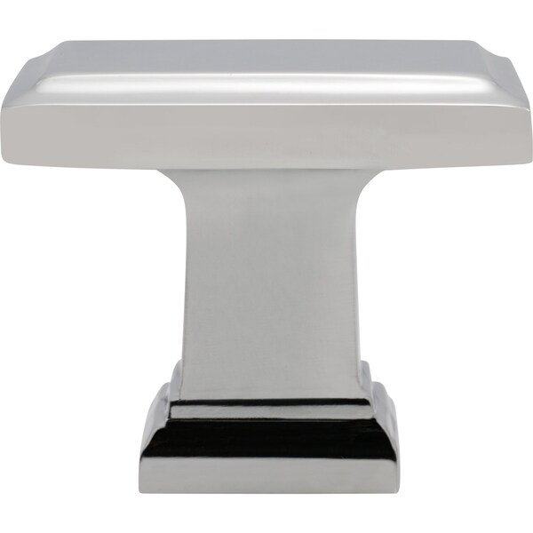 Designperfect 1-1/2 Overall Length Rectangle Cabinet Knob, Polished Chrome, 25PK - DPA25A48KPC