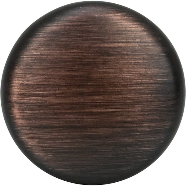 Designperfect 1-3/16 Diameter Round Cabinet Knob, Brushed Oil Rubbed Bronze, 25PK - DPA25R28KORB