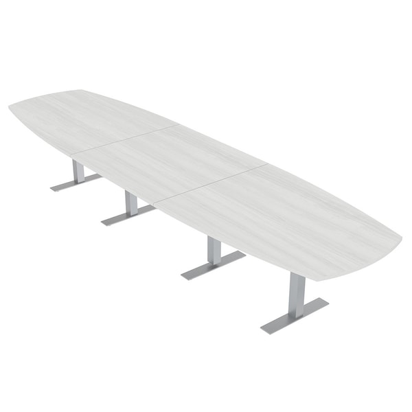 Skutchi Designs 45 in W, 166 in L, 29 in H, Engineered Wood Top, White - HAR-ABOT-46X168-T-WHCYPRESS