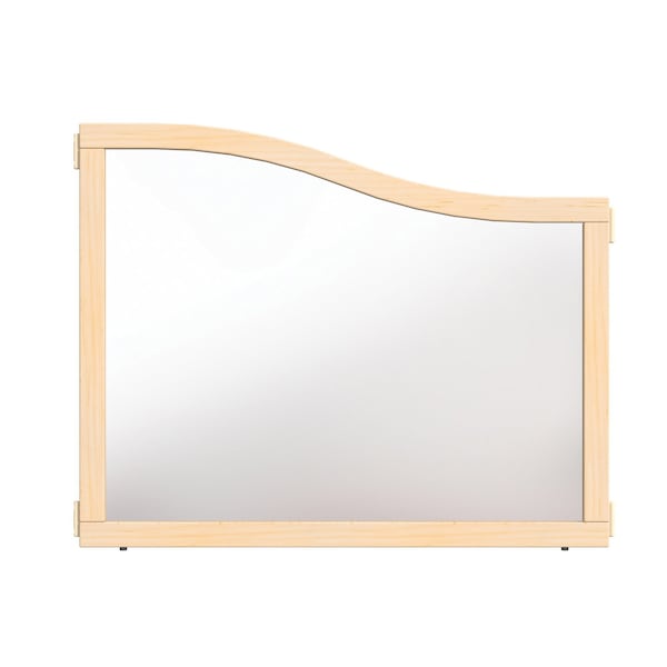Jonti-Craft KYDZ Suite Cascade Panel, E to T-height, 36 in. Wide, Mirror - 1521JCTMR