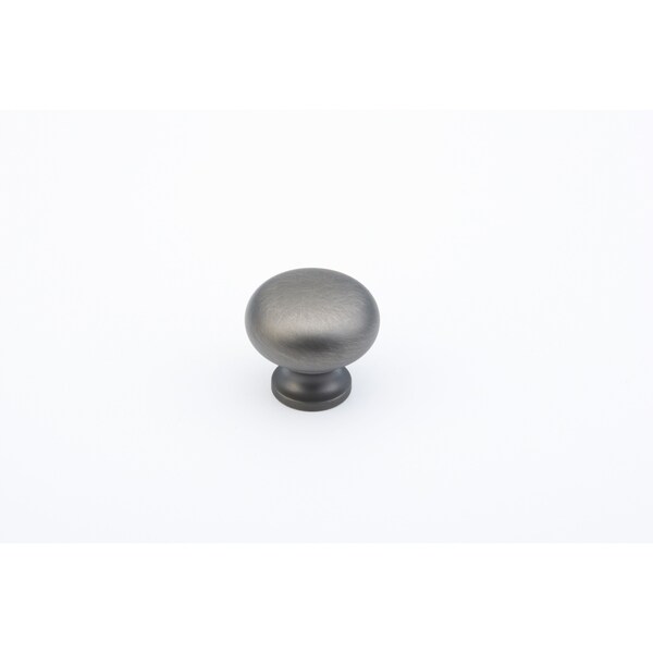 Schaub 1-1/4in Country Traditional Cabinet Knob Antique Nickel Finish - 706-AN