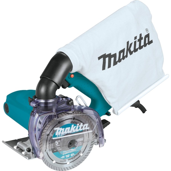 Makita 5" Dry Masonry Saw with Dust Extraction - 4100KB