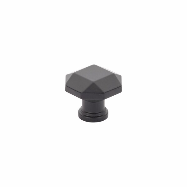 Schaub 1-1/4in Menlo Park Cabinet Knob Matte Black Finish - 531-MB