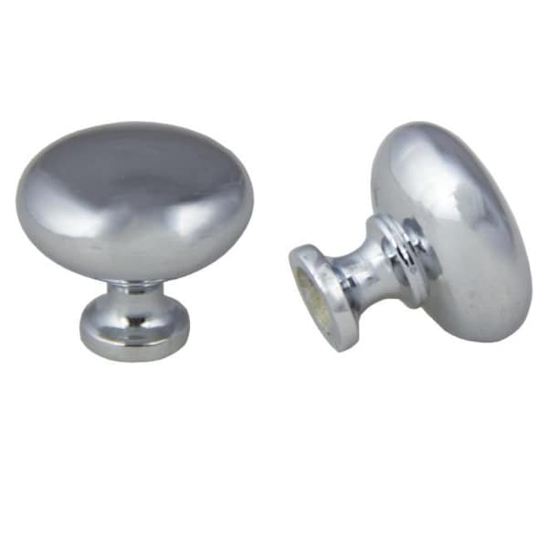 Crown 1-1/2" Mushroom Cabinet Knob Polished Chrome Finish - CHK81361PC