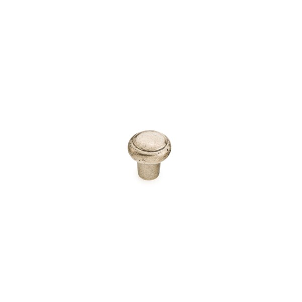 Schaub 1-3/8in Mountain Round Cabinet Knob Italian Nickel Finish - 781-IN
