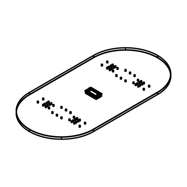 Groupe Lacasse Tabletop, Rectangular, 96inWx48inDx1-1/2inH, Sahara - LAST5SRT4896PCR