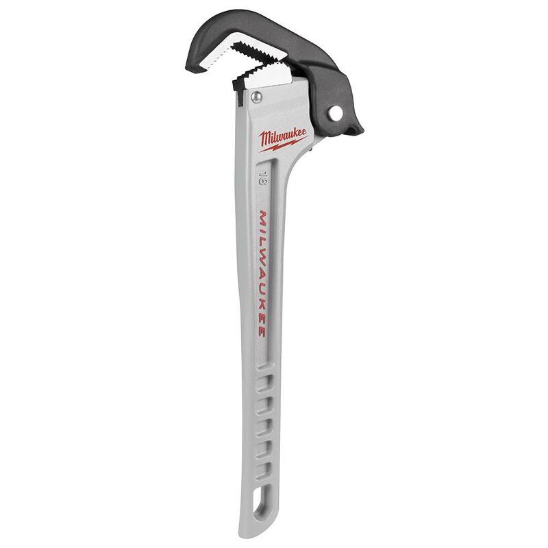 Llave de tubo de aluminio autoajustable de 18 pulgadas de Milwaukee - 48-22-7418