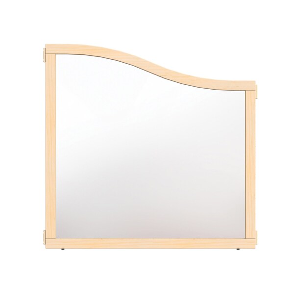 Jonti-Craft KYDZ Suite Cascade Panel, E To A-height, 36 in. Wide, Mirror - 1521JCAMR