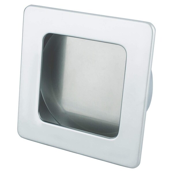 R. Christensen 2.5 in. dia. Stylus Recess Knob with Dull Chrome - 9326-10DC-C