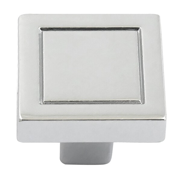 Laurey 7/8" Square Knob, Cosmo, Polished Chrome - 72826
