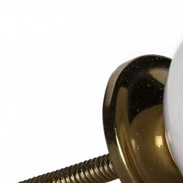 Homeroots Multi Color Ceramic & Metal Knob; 1.5 x 1.5 x 1.5 in. - Pack of 12 - 358094
