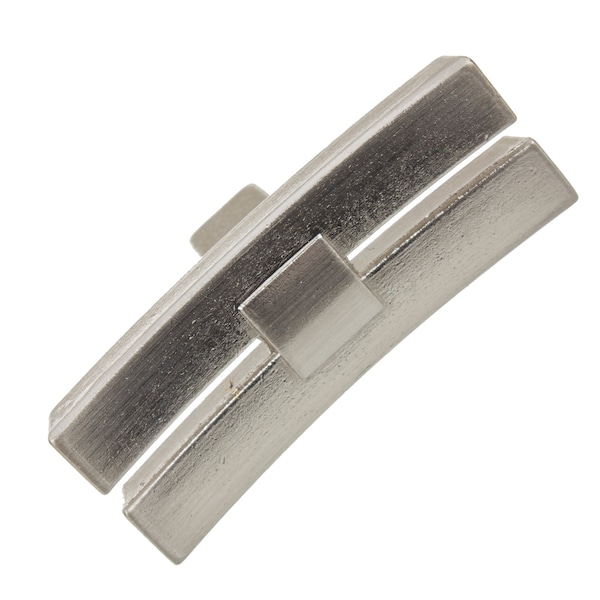 Gliderite Hardware 1-7/8 in. Satin Nickel Dual Bar Cabinet Knob, 25PK - 5742-SN-25