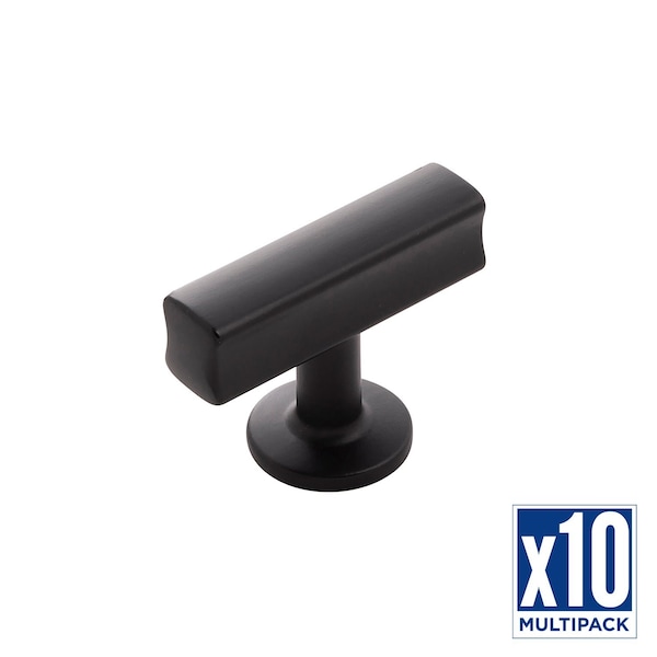 Hickory Hardware T-Knob 1-15/16 Inch X 15/16 Inch, 10PK - H077878MB-10B