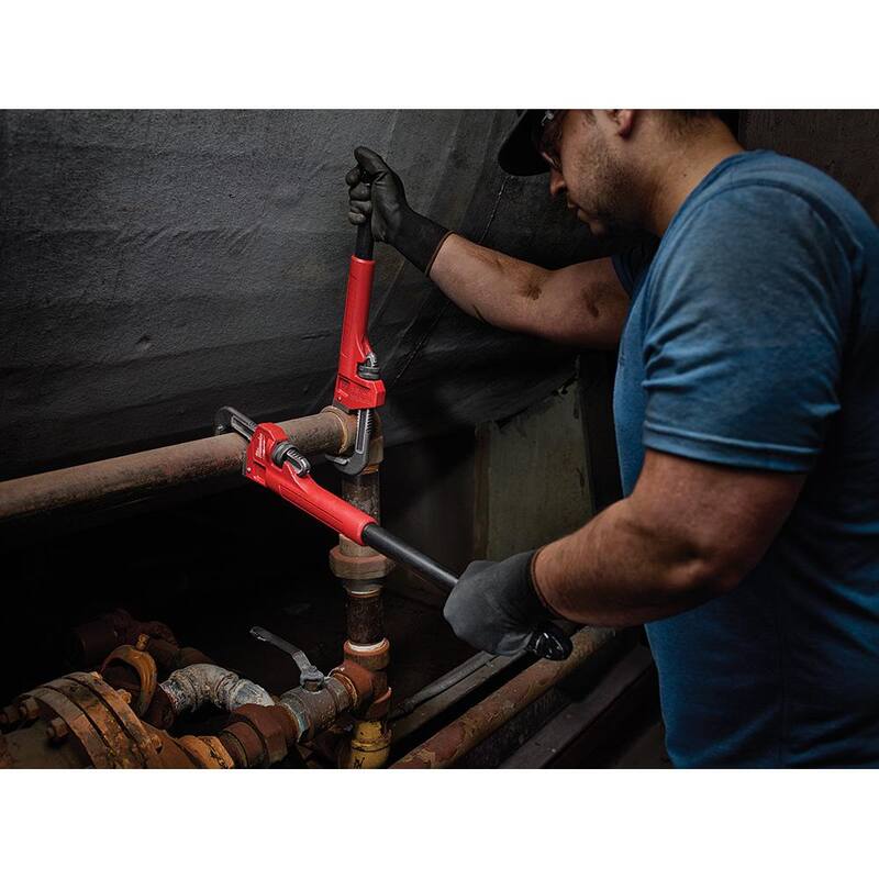 Llave de tubo tramposa de acero de Milwaukee - 48-22-7314