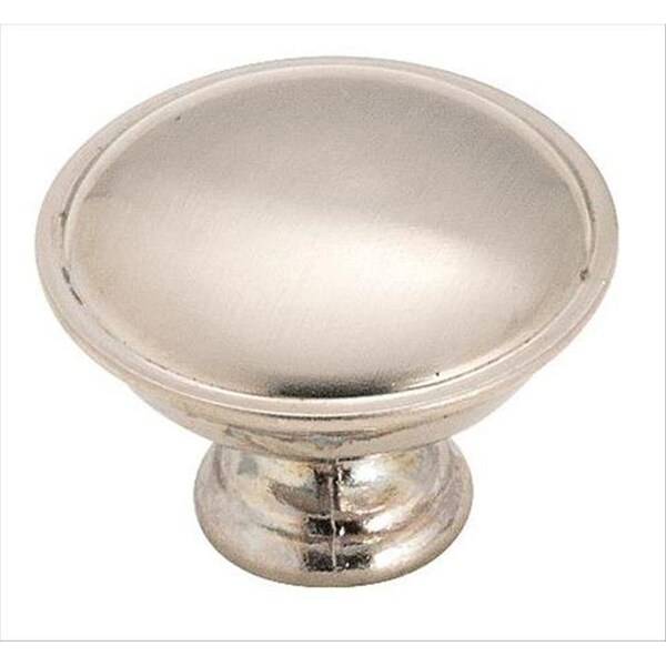 Amerock Everyday Heritage 1-5/16 in 33 mm Diameter Brushed Chrome Cabinet Knob, 10PK - 1875423