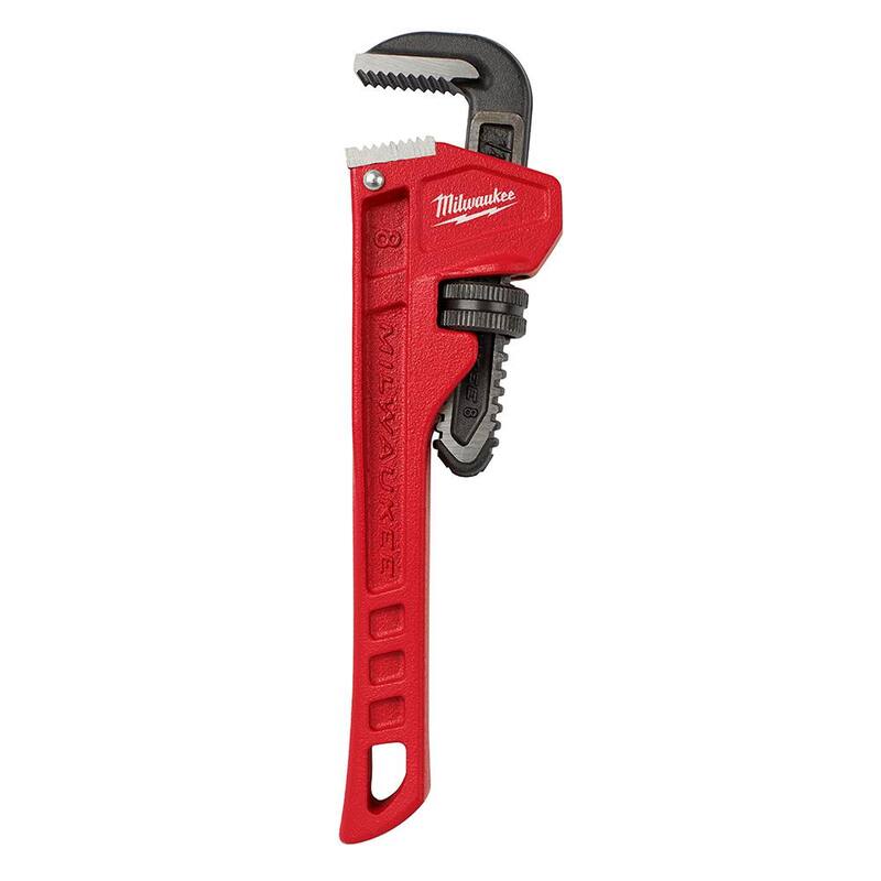 Llave de tubo de acero de 8 pulgadas de Milwaukee - 48-22-7108.