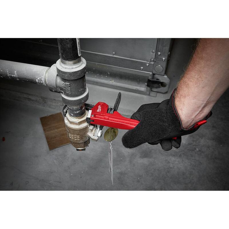 Llave de tubo de acero de 8 pulgadas de Milwaukee - 48-22-7108.