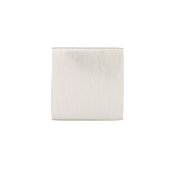 Richelieu 1-inch (25 mm) x 1-inch (25 mm) Brushed Nickel Contemporary Cabinet Knob - BP312525195