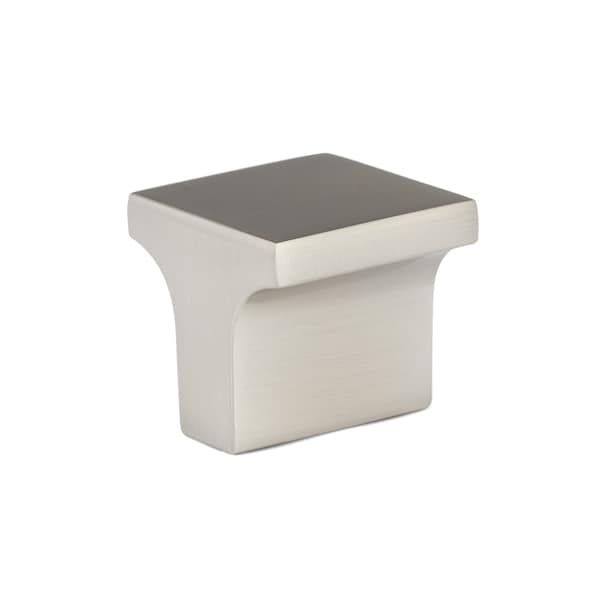 Richelieu 1-inch (25 mm) x 1-inch (25 mm) Brushed Nickel Contemporary Cabinet Knob - BP312525195